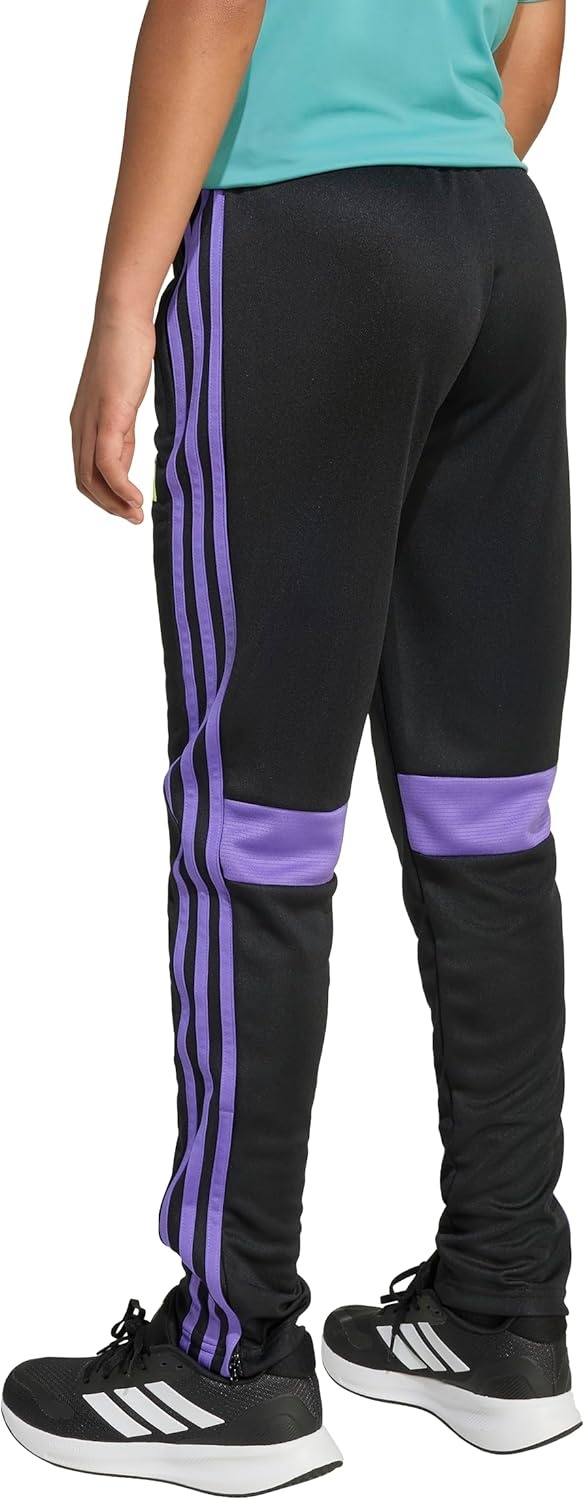 image:imageadidas UnisexKids Tiro Essentials Training PantsBlackPurple RushLucid Lemon