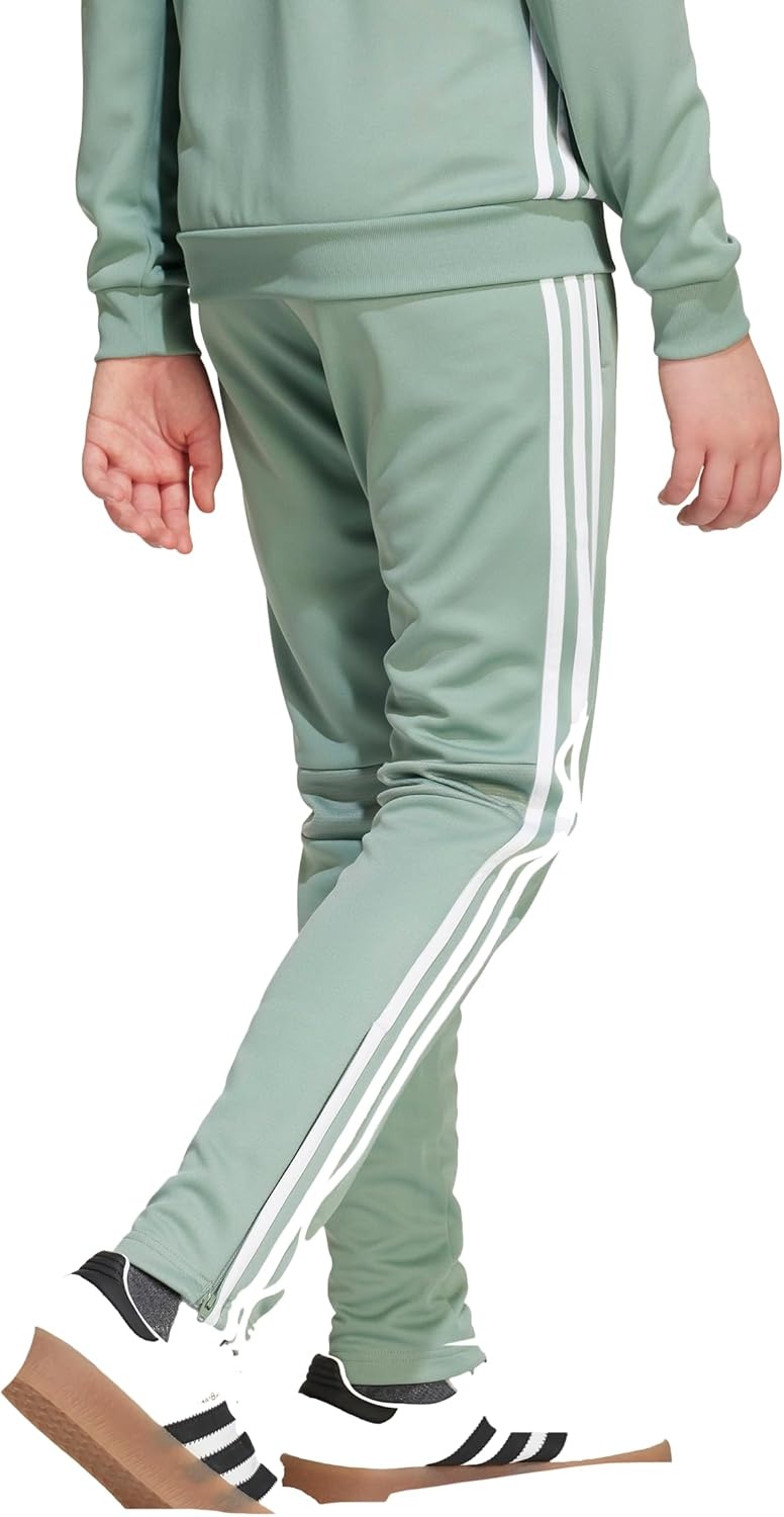 image:imageadidas UnisexKids Tiro Essentials Training PantsSilver GreenWhite