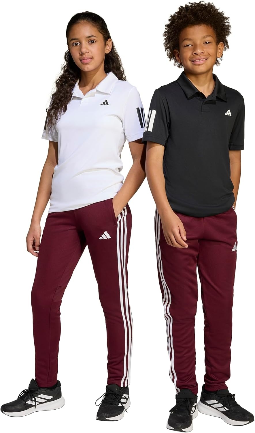 image:imageadidas UnisexKids Tiro Essentials Training PantsTeam MaroonWhite