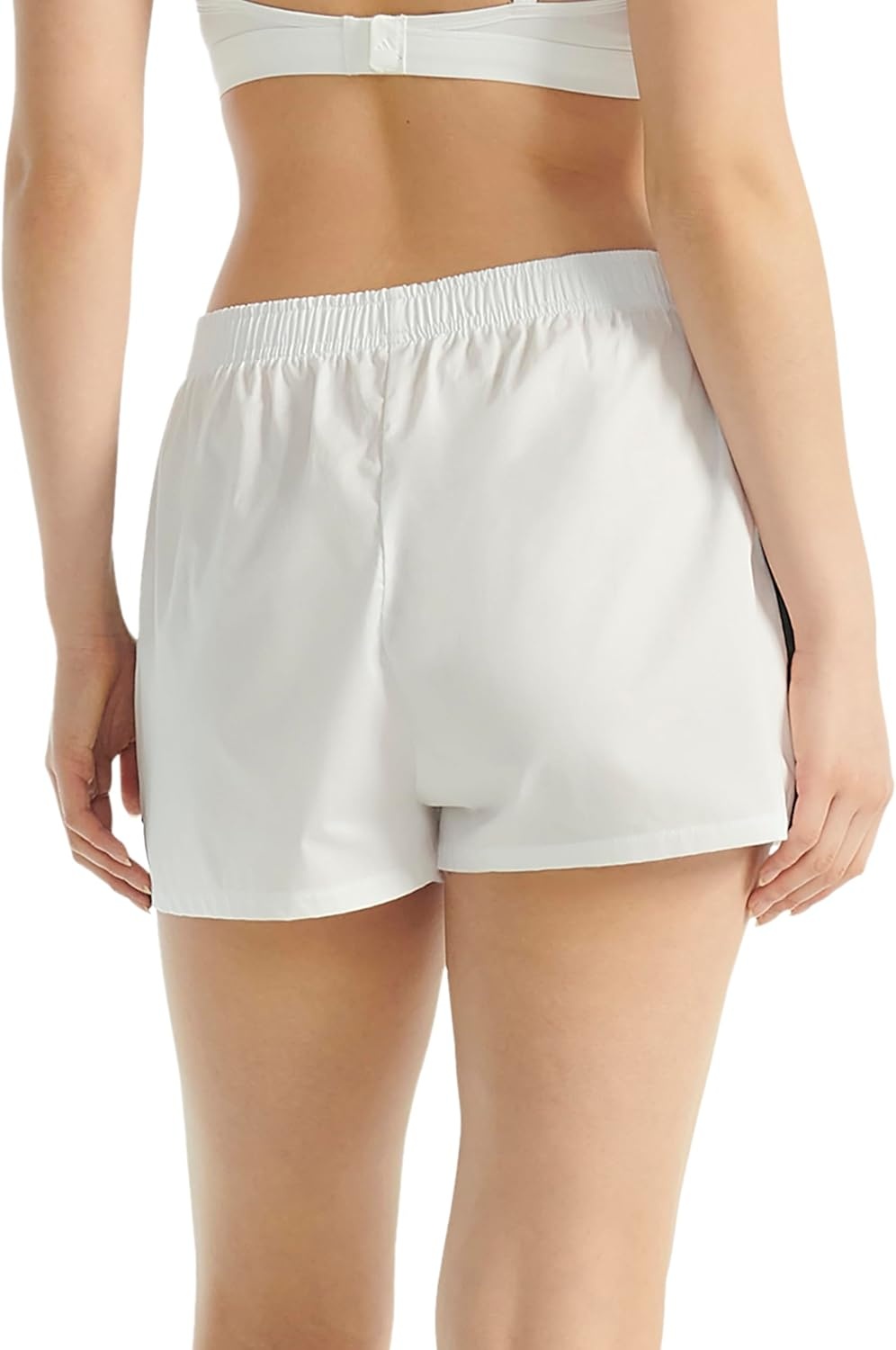 image:imageadidas Womens 3 Stripes Active Essentials Cotton Boxer Short UnderwearWhite