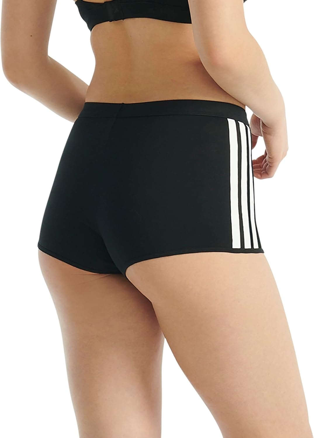 image:imageadidas Womens 3 Stripes Active Essentials Cotton Shortie UnderwearBlack
