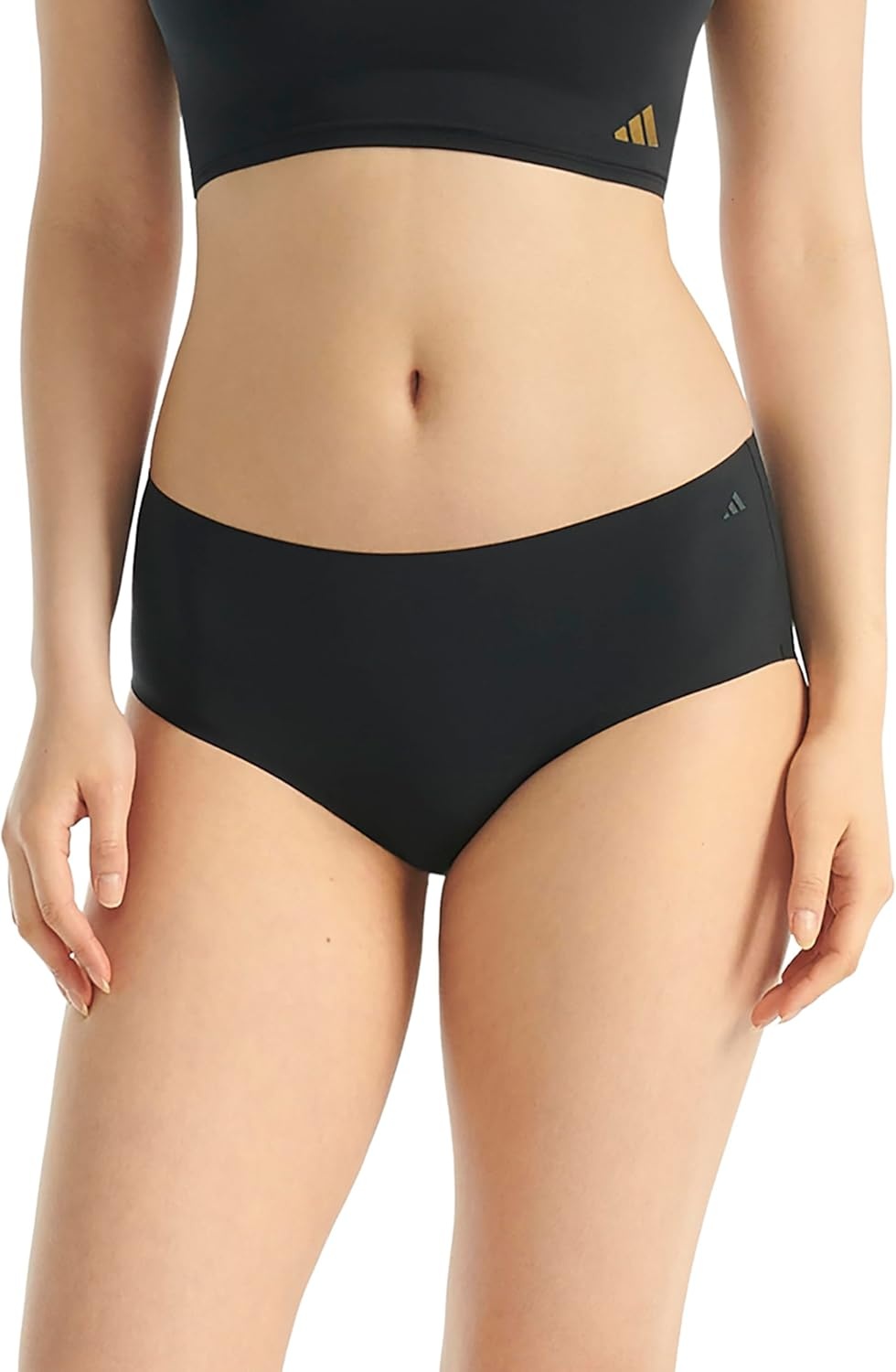 image:imageadidas Womens Active Light Flex Hipster UnderwearToasted AlmondBlackSt Tropic Bloom