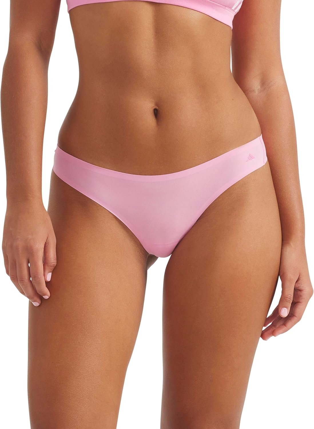 image:imageadidas Womens Active Light Flex Thong UnderwearToasted AlmondBlackSt Tropic Bloom