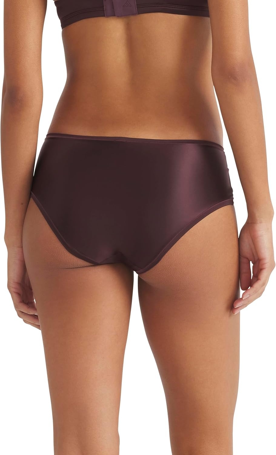 image:imageadidas Womens Active Micro Contour Hipster UnderwearShadow Brown