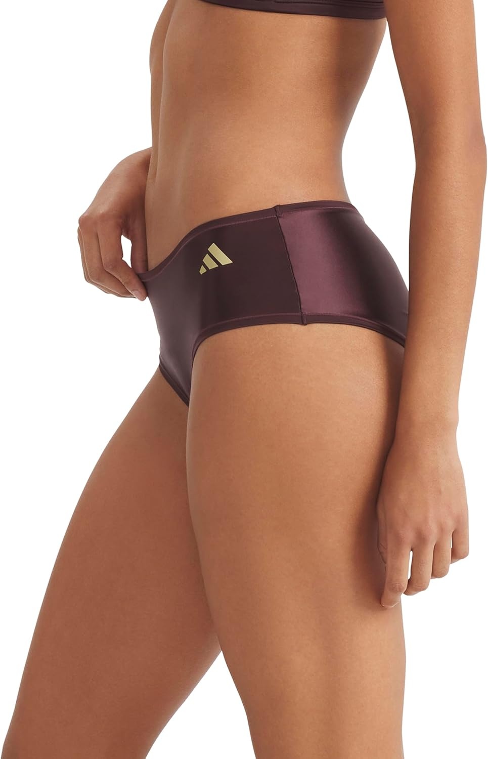 image:imageadidas Womens Active Micro Contour Hipster UnderwearShadow Brown