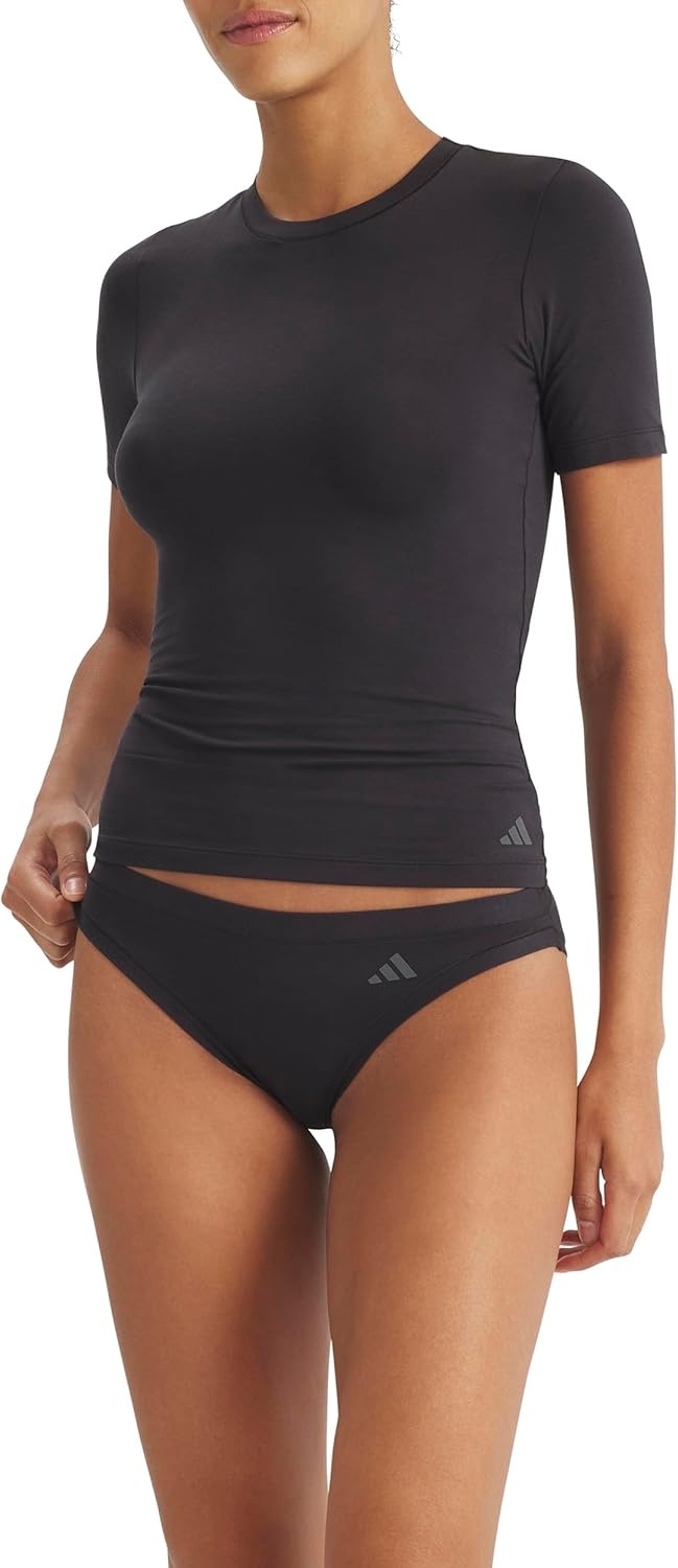 image:imageadidas Womens Active Modal Comfort Bikini UnderwearBlack