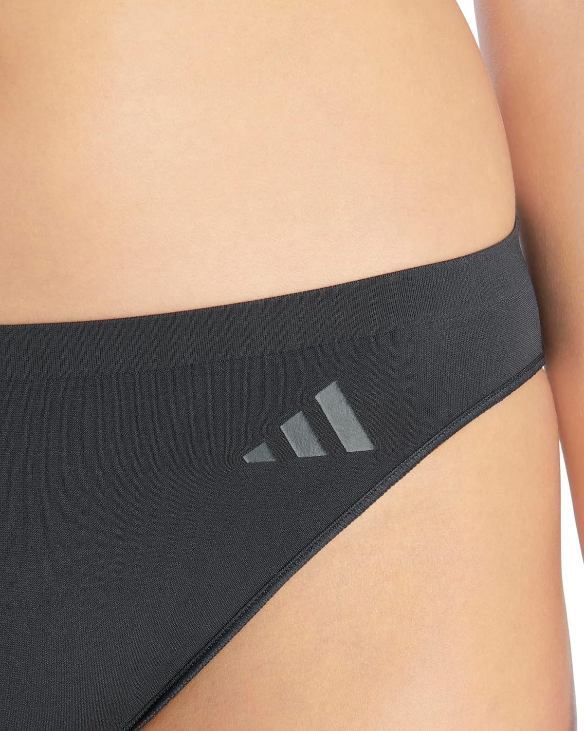 image:imageadidas Womens Active Seamless Bikini Brief Underwear Multipack Black Medium