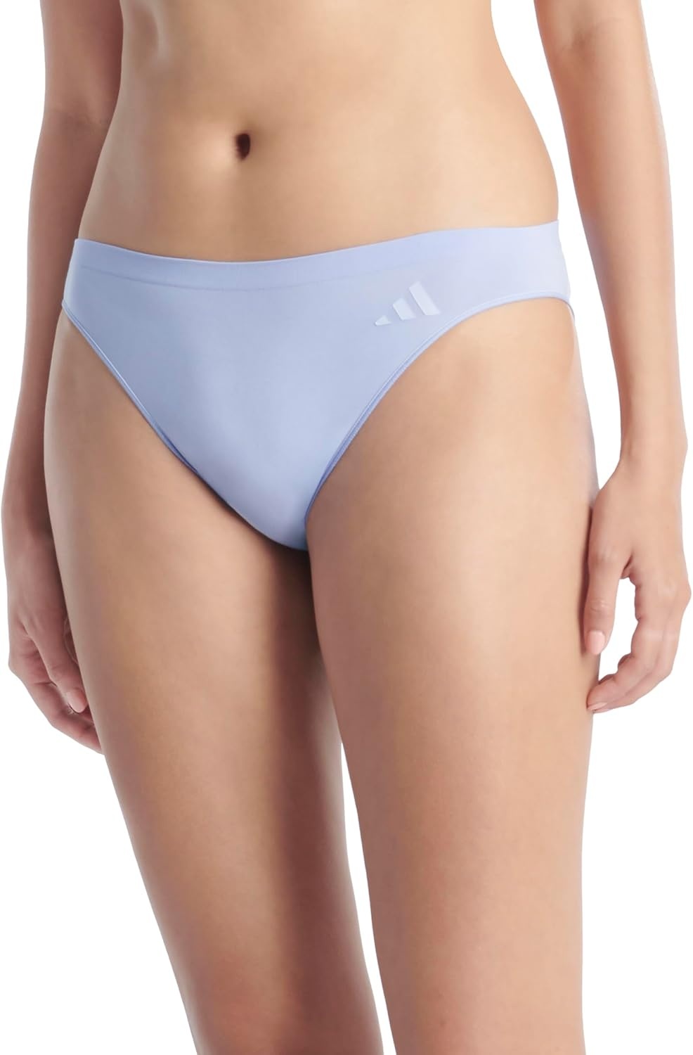 image:imageadidas Womens Active Seamless Bikini Brief UnderwearNight IndigoToasted AlmondVelvet Tone