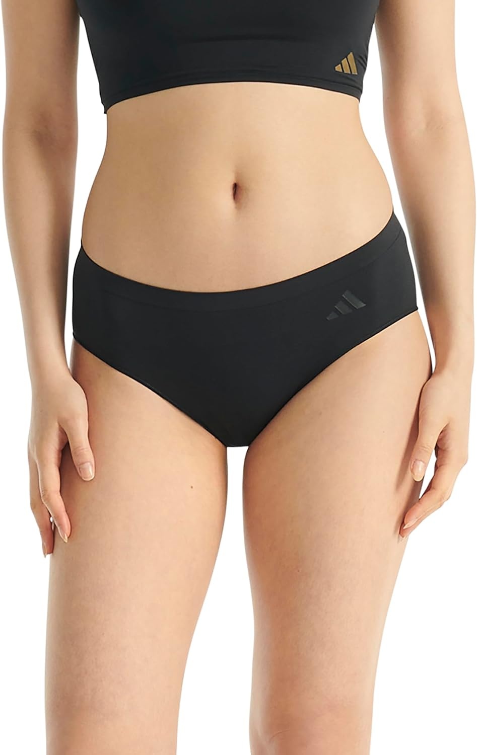 image:imageadidas Womens Active Seamless Hipster Underwear 6Pack Black Medium