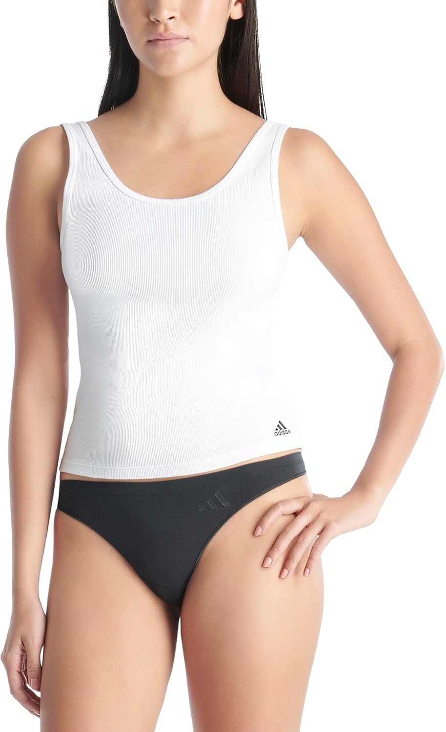 image:imageadidas Womens Active Seamless Thong Underwear Multipack Black Medium