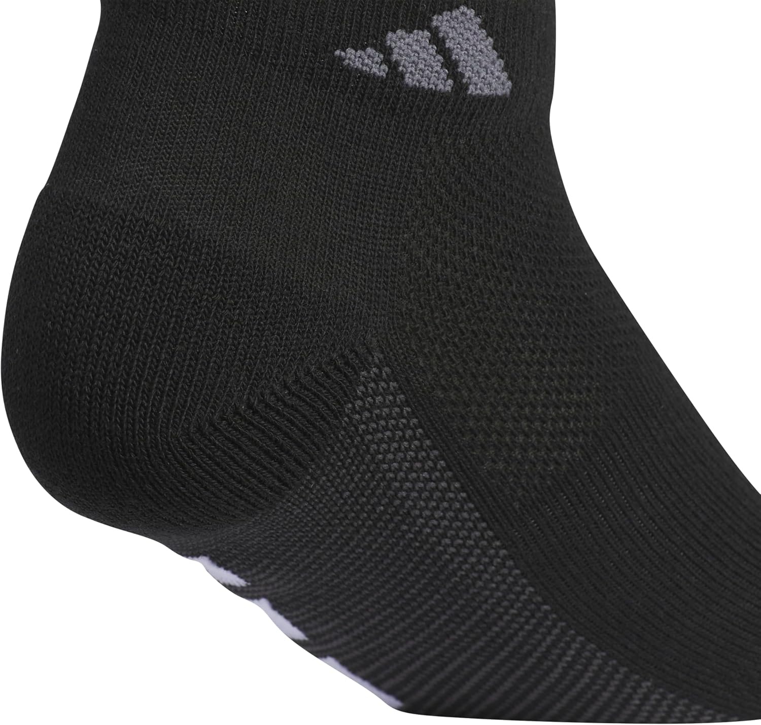 image:imageadidas Womens All Day Training Workout Socks 3 Pairs Multiple HeightsBlackViolet Tone PurpleWhiteLow Cut