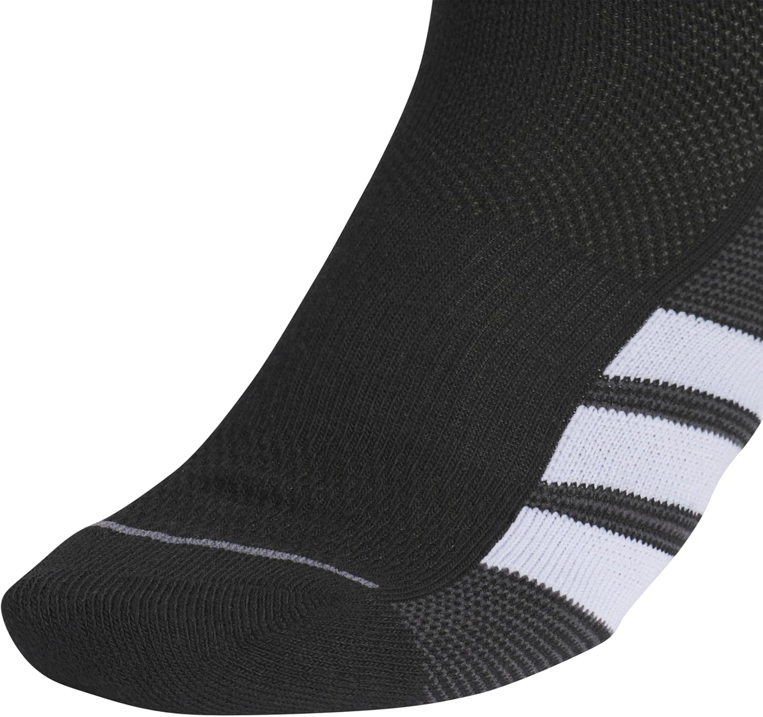 image:imageadidas Womens All Day Training Workout Socks 3 Pairs Multiple HeightsBlackViolet Tone PurpleWhiteLow Cut