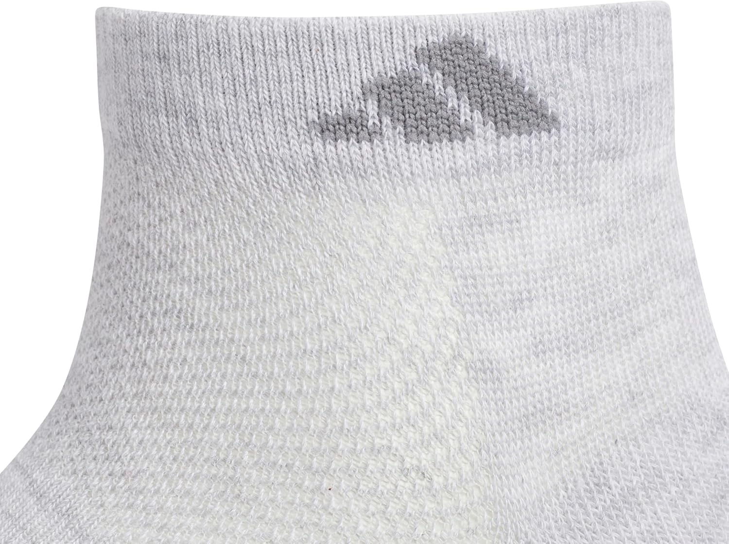image:imageadidas Womens All Day Training Workout Socks 3 Pairs Multiple HeightsCool Light HeatherSemi Ice Tangerine OrangeWhiteLow Cut