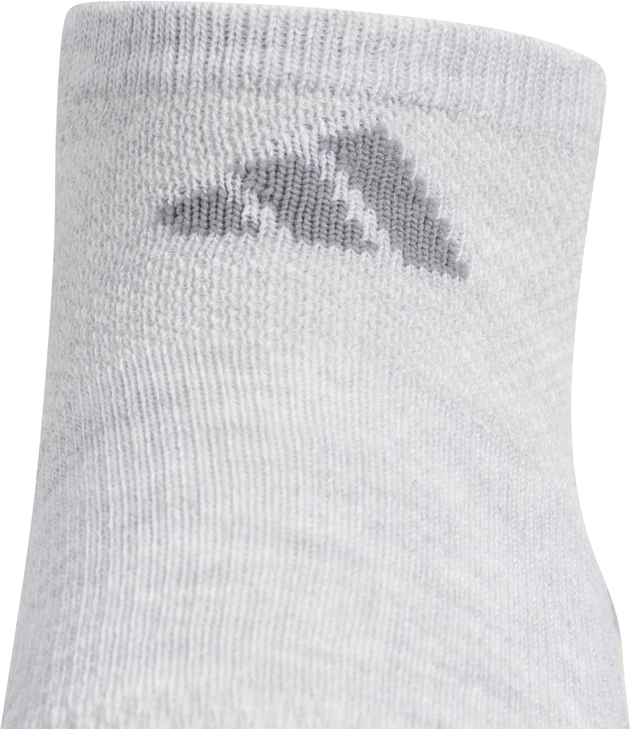 image:imageadidas Womens All Day Training Workout Socks 3 Pairs Multiple HeightsCool Light HeatherSemi Ice Tangerine OrangeWhiteNo Show
