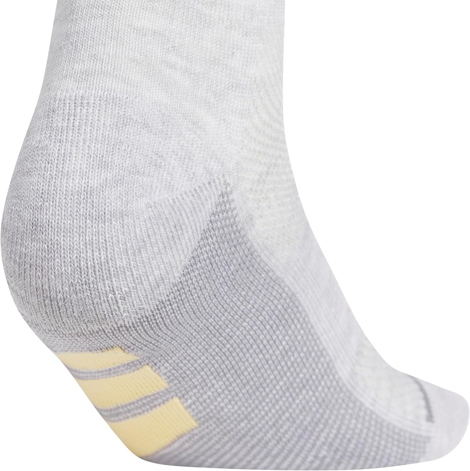 image:imageadidas Womens All Day Training Workout Socks 3 Pairs Multiple HeightsCool Light HeatherSemi Ice Tangerine OrangeWhiteQuarter