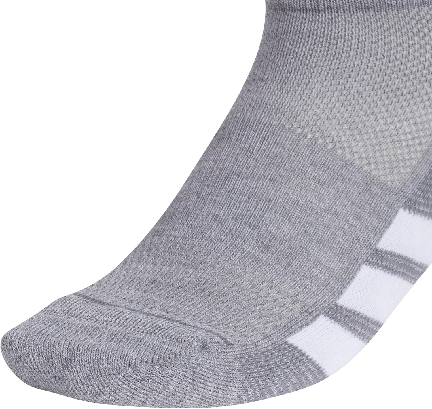 image:imageadidas Womens All Day Training Workout Socks 3 Pairs Multiple HeightsGreyWhiteBlackLow Cut