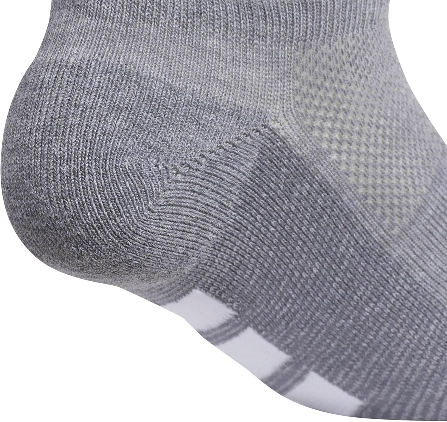 image:imageadidas Womens All Day Training Workout Socks 3 Pairs Multiple HeightsGreyWhiteBlackNo Show