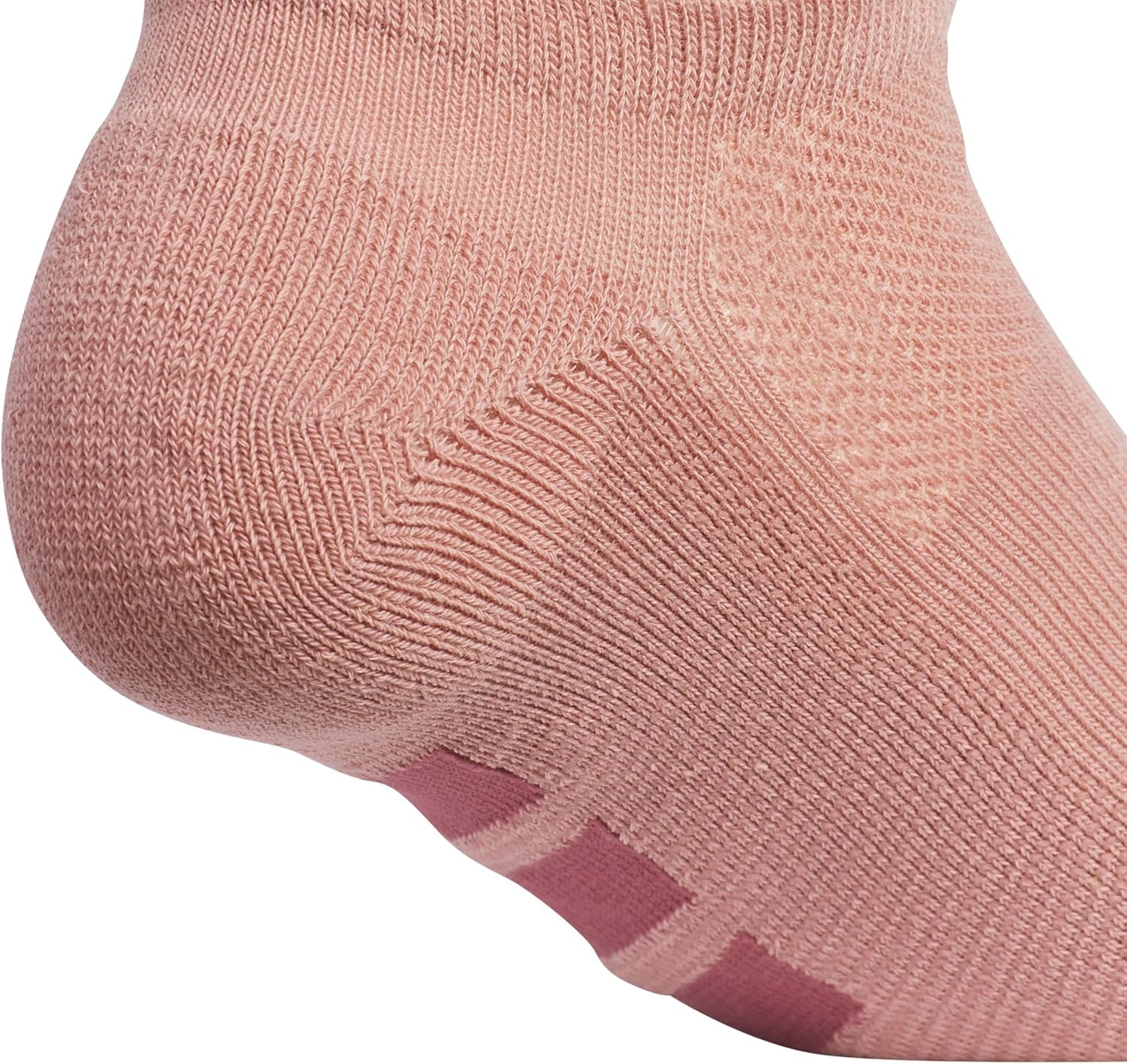 image:imageadidas Womens All Day Training Workout Socks 3 Pairs Multiple HeightsWarm Clay PinkCool Light HeatherShadow NavyNo Show