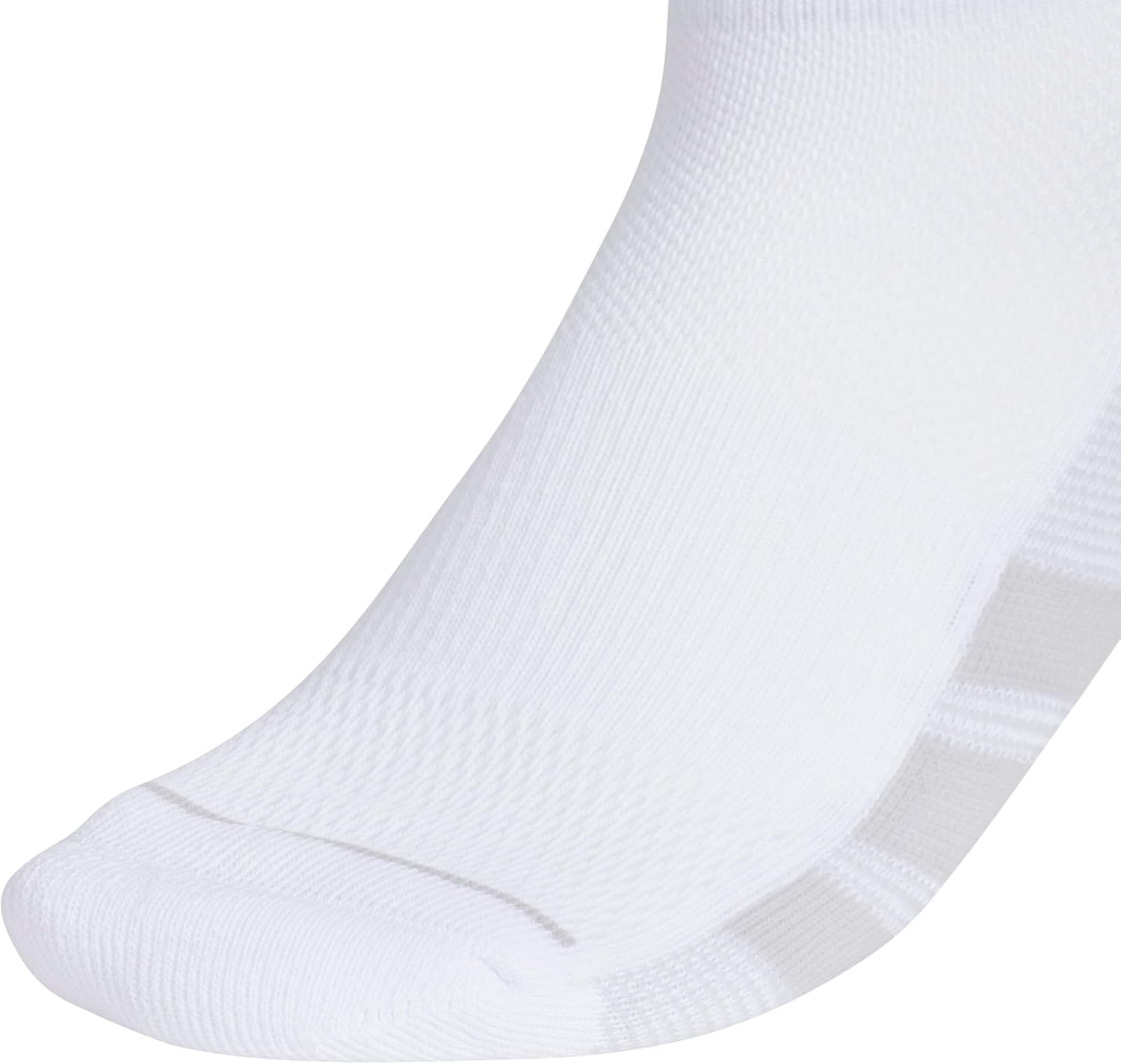 image:imageadidas Womens All Day Training Workout Socks 3 Pairs Multiple HeightsWhiteClear Onix GreyClear GreyLow Cut