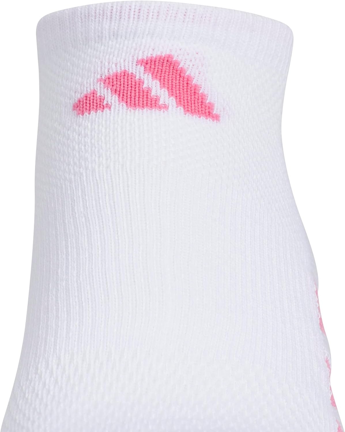 image:imageadidas Womens All Day Training Workout Socks 3 Pairs Multiple HeightsWhitePink FusionWonder Alumina GreyNo Show