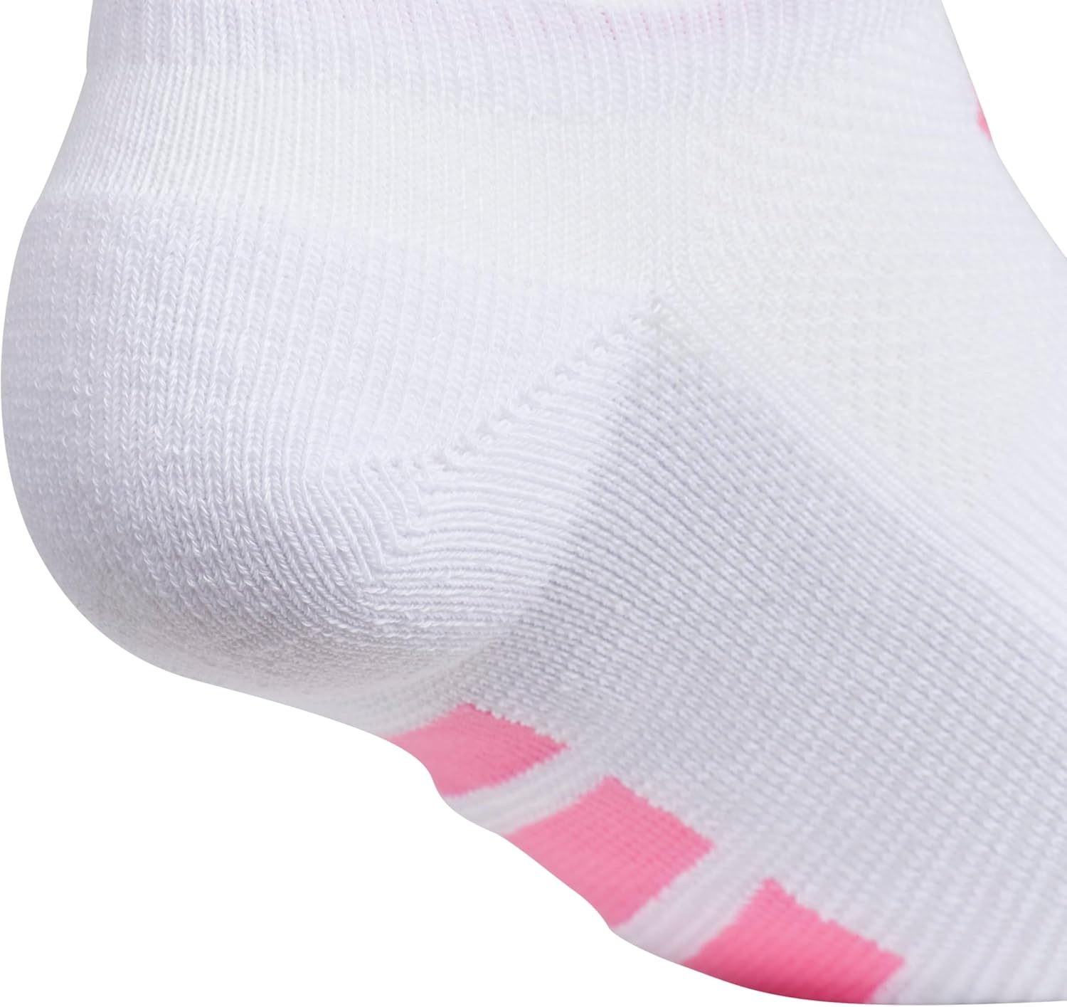 image:imageadidas Womens All Day Training Workout Socks 3 Pairs Multiple HeightsWhitePink FusionWonder Alumina GreyNo Show