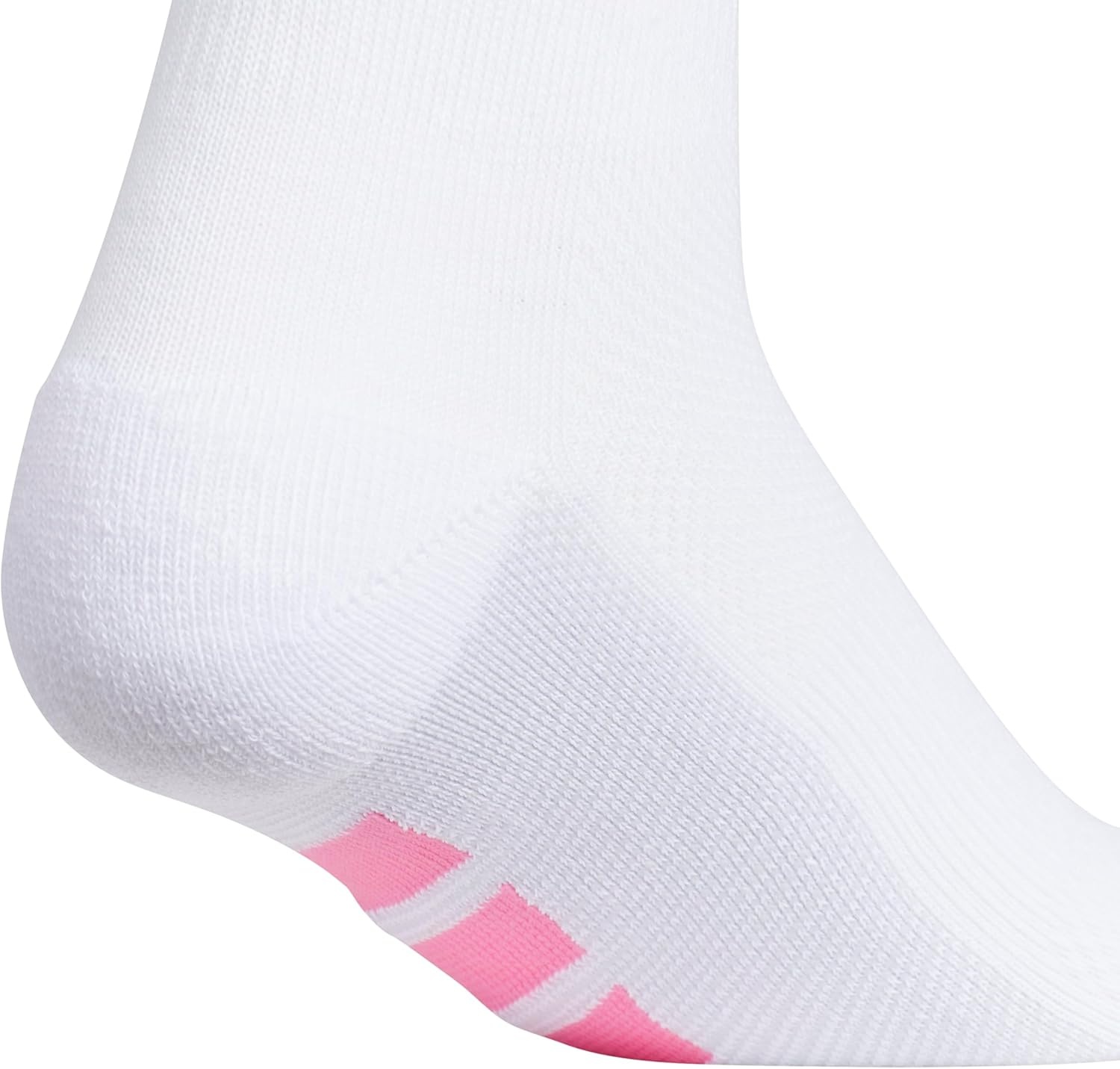image:imageadidas Womens All Day Training Workout Socks 3 Pairs Multiple HeightsWhitePink FusionWonder Alumina GreyQuarter