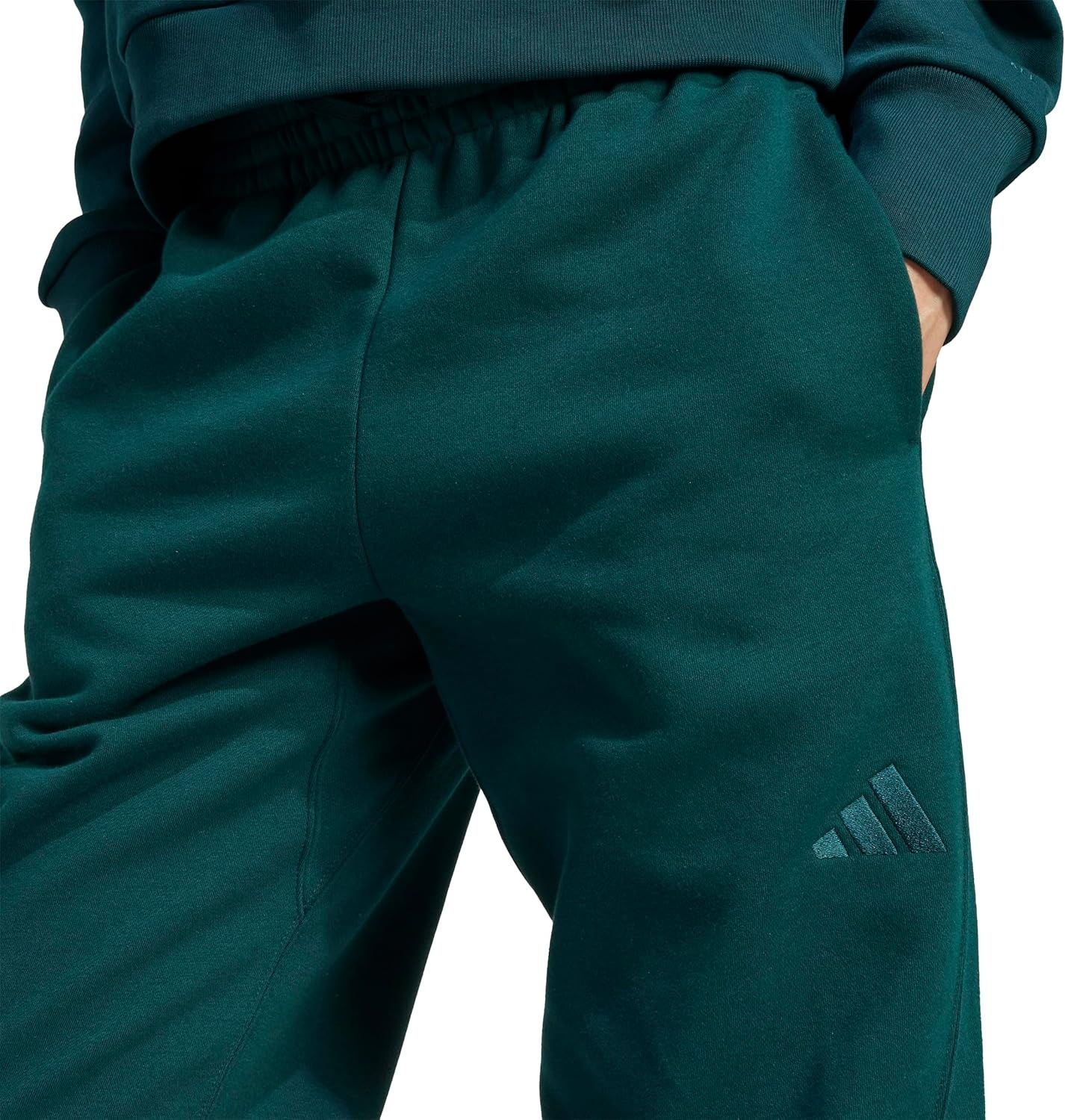 image:imageadidas Womens All Season Fleece Sweatpants Casual BrownAurora Ivy