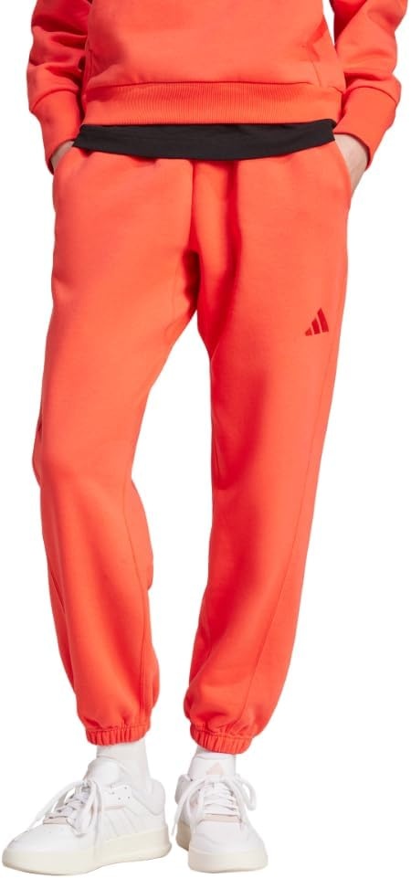 image:imageadidas Womens All Season Fleece Sweatpants Casual BrownBright Red
