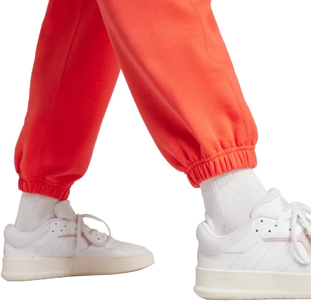 image:imageadidas Womens All Season Fleece Sweatpants Casual BrownBright Red