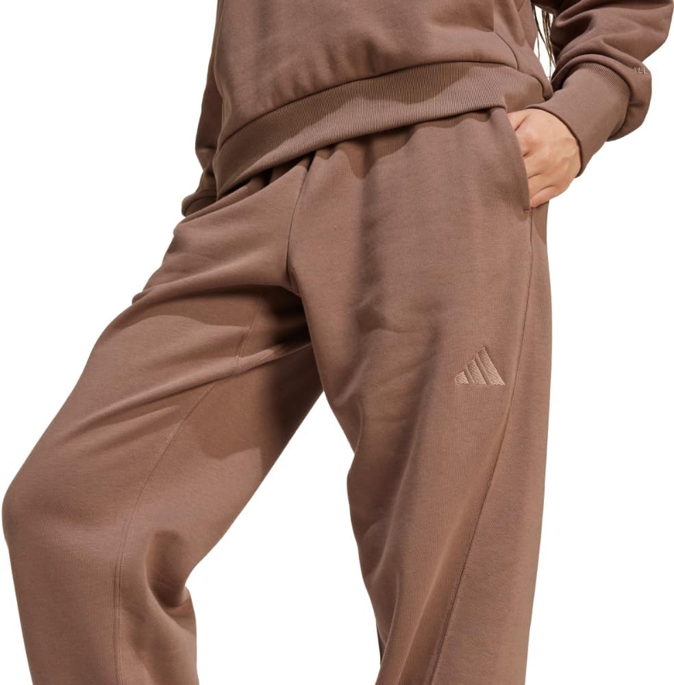 image:imageadidas Womens All Season Fleece Sweatpants Casual BrownEarth Strata
