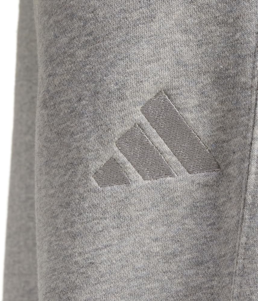 image:imageadidas Womens All Season Fleece Sweatpants Casual BrownMedium Grey Heather