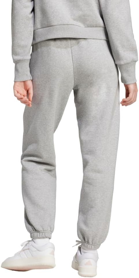 image:imageadidas Womens All Season Fleece Sweatpants Casual BrownMedium Grey Heather