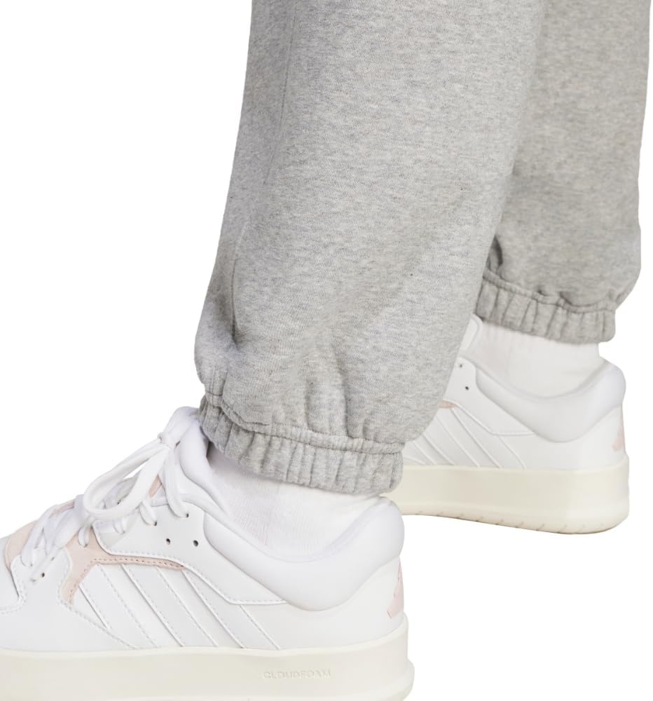 image:imageadidas Womens All Season Fleece Sweatpants Casual BrownMedium Grey Heather