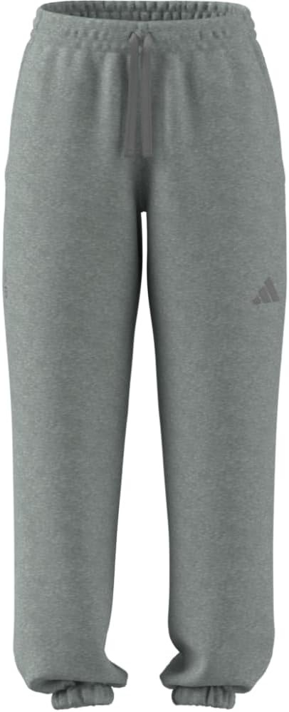 image:imageadidas Womens All Season Fleece Sweatpants Casual BrownMedium Grey Heather