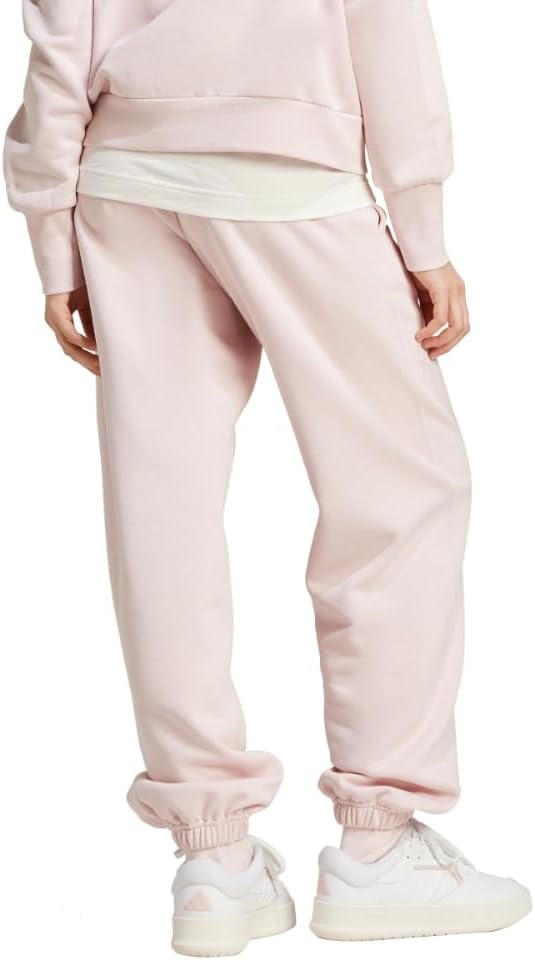 image:imageadidas Womens All Season Fleece Sweatpants Casual BrownSandy Pink