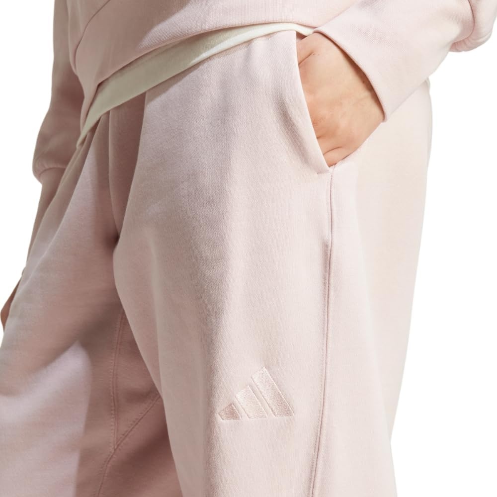 image:imageadidas Womens All Season Fleece Sweatpants Casual BrownSandy Pink
