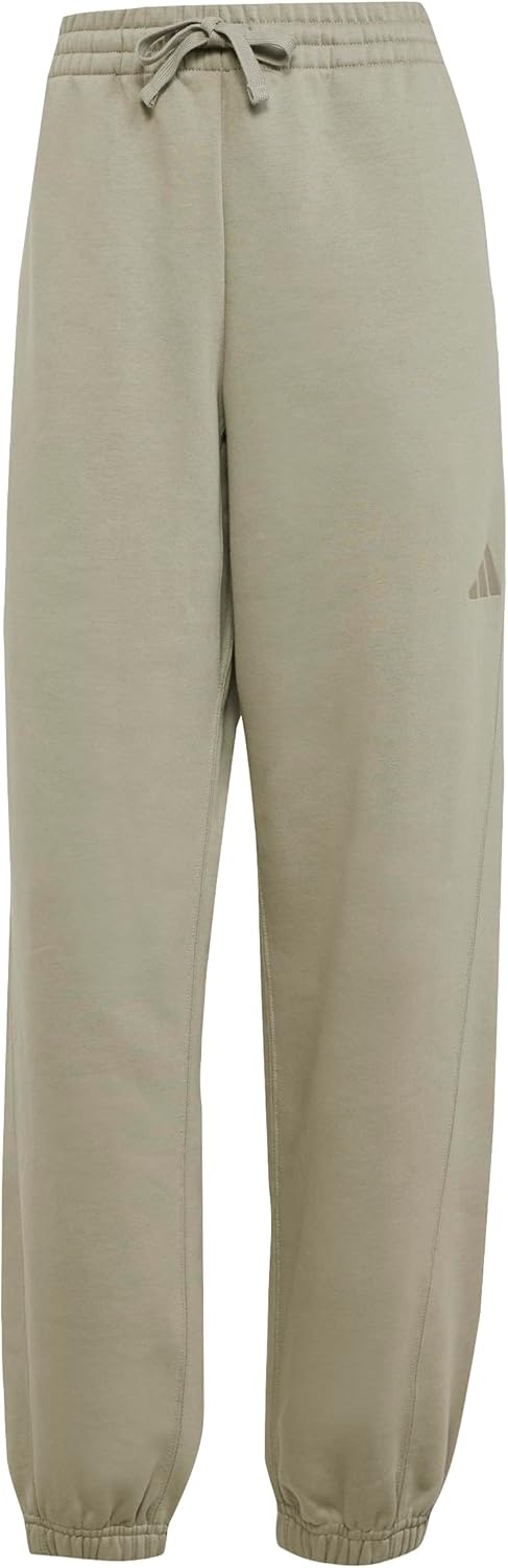 image:imageadidas Womens All Season Fleece Sweatpants Casual BrownSilver Pebble