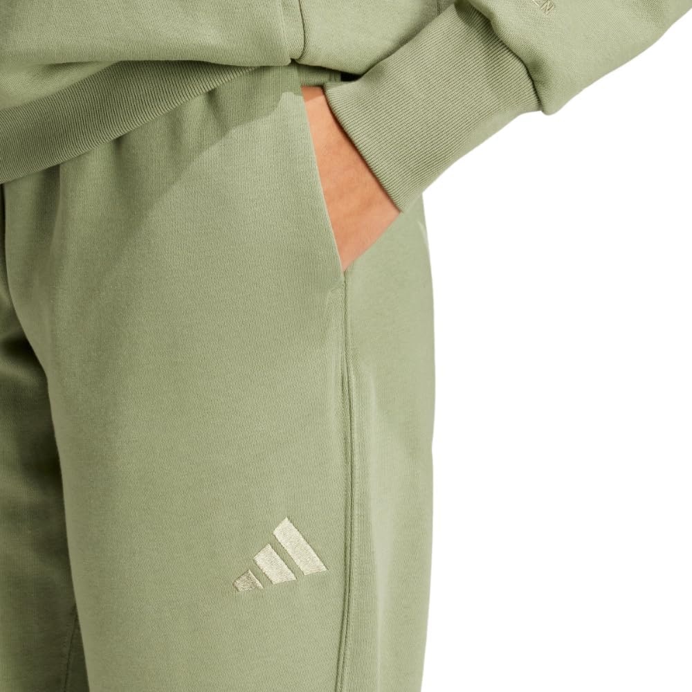 image:imageadidas Womens All Season Fleece Sweatpants Casual BrownTent Green