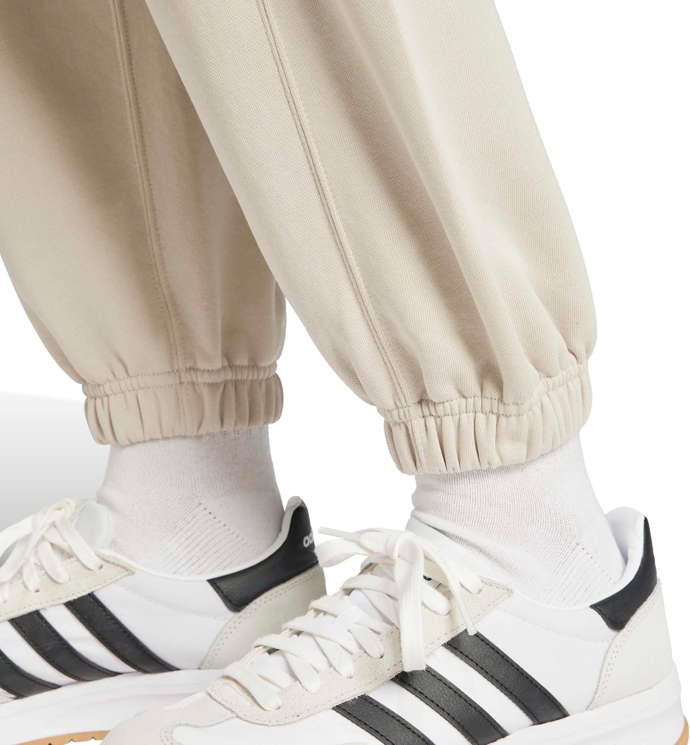 image:imageadidas Womens All Season Fleece Sweatpants Casual BrownWonder Alumina