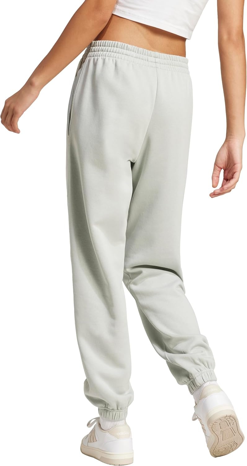 image:imageadidas Womens All Season Fleece Sweatpants Casual BrownWonder Silver