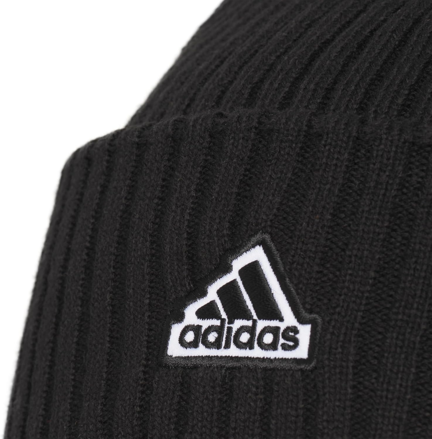 image:imageadidas Womens Altitude Beanie Cuffed Knit Winter Hat1BlackWhite