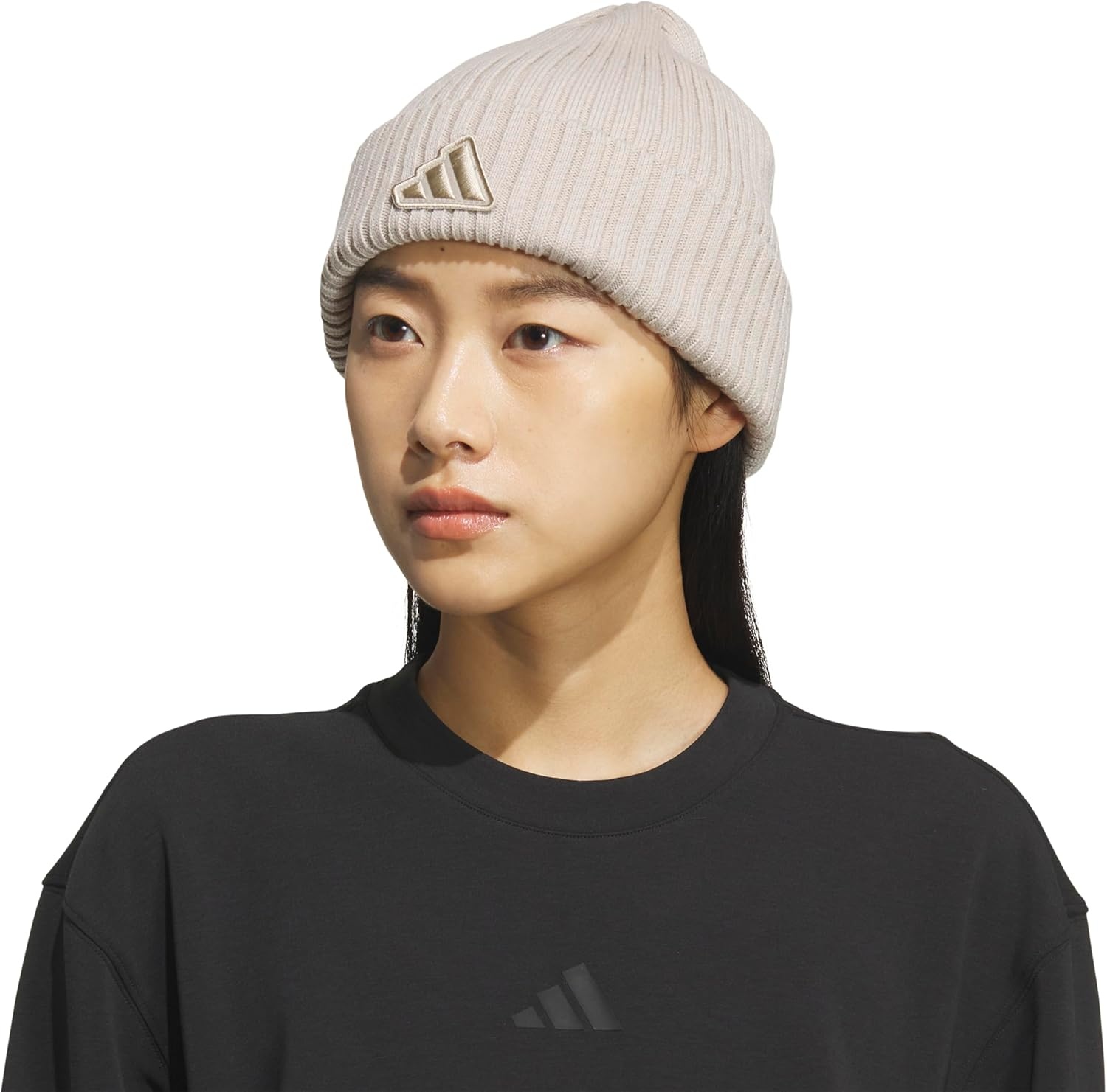 image:imageadidas Womens Altitude Beanie Cuffed Knit Winter Hat2Wonder Alumina Grey