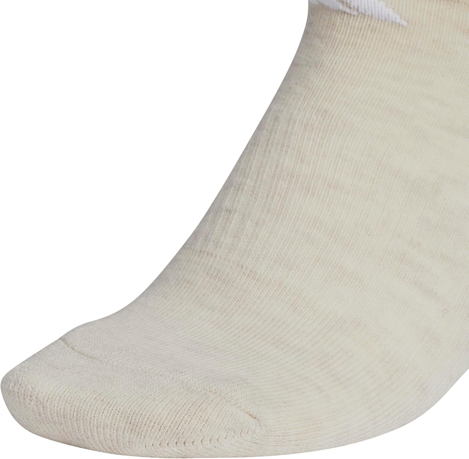 image:imageadidas Womens Athletic Cushioned No Show Socks 6 Pairs Durable amp ComfortableAlumina BeigeWhiteWonder Beige