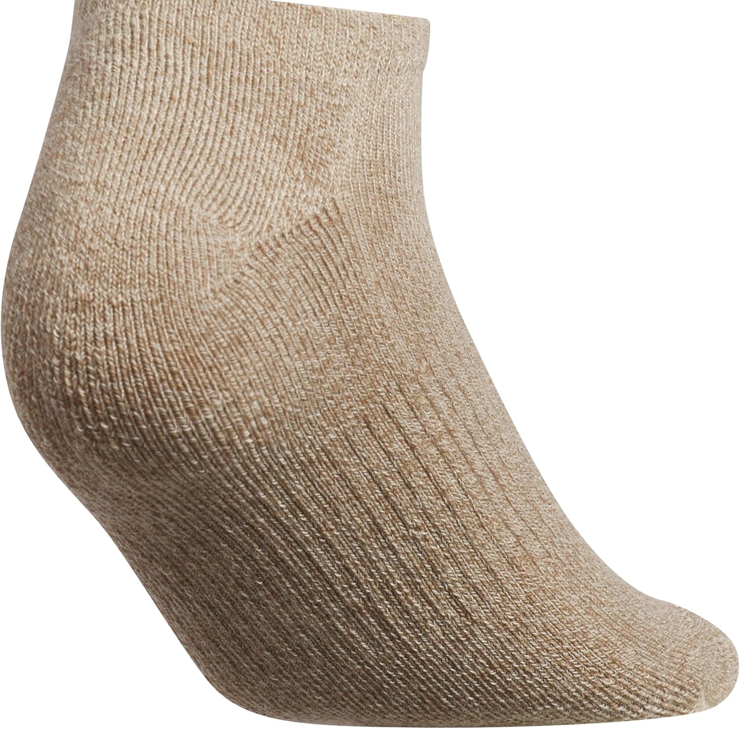 image:imageadidas Womens Athletic Cushioned No Show Socks 6 Pairs Durable amp ComfortableKhaki ThreeWhiteCrystal Linen Beige