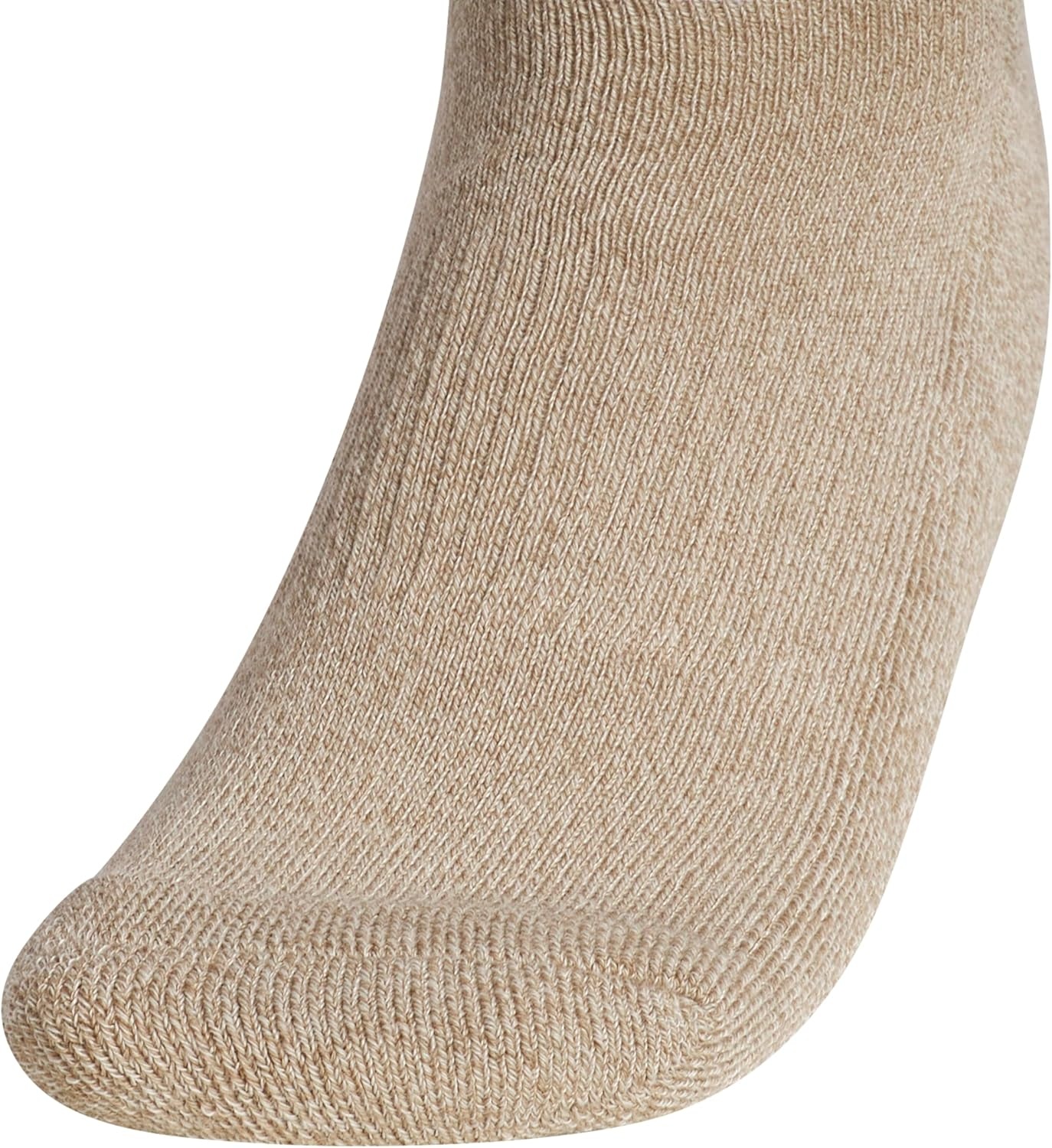 image:imageadidas Womens Athletic Cushioned No Show Socks 6 Pairs Durable amp ComfortableKhaki ThreeWhiteCrystal Linen Beige