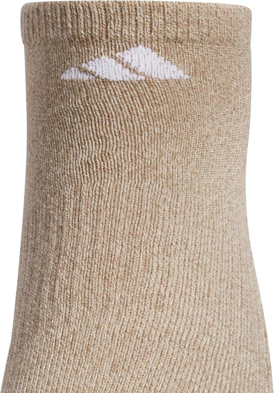image:imageadidas Womens Athletic Cushioned No Show Socks 6 Pairs Durable amp ComfortableKhaki ThreeWhiteCrystal Linen Beige