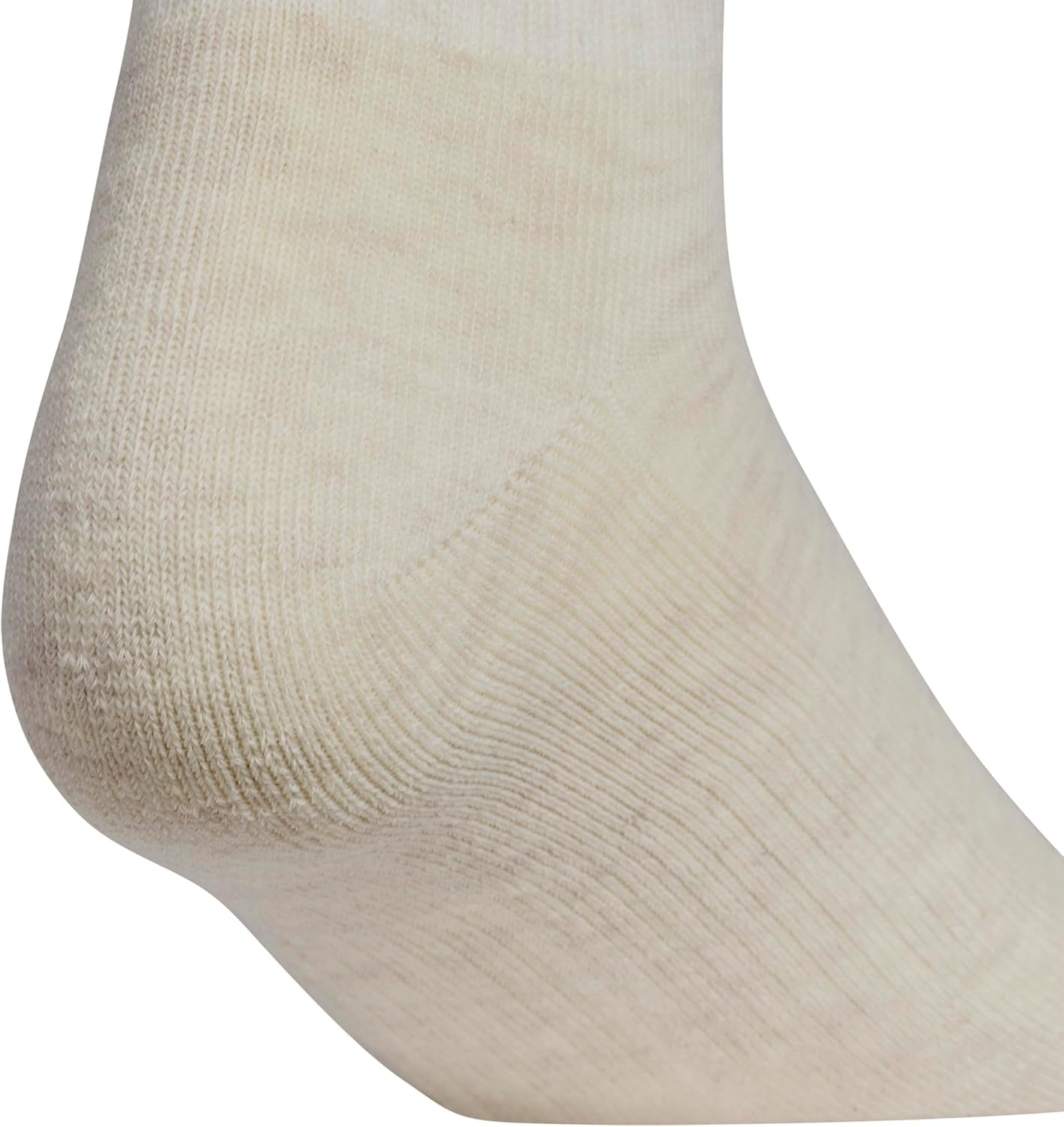 image:imageadidas Womens Athletic Cushioned Quarter Ankle Socks 6 Pairs Durable amp ComfortableAlumina BeigeWhiteWonder Beige