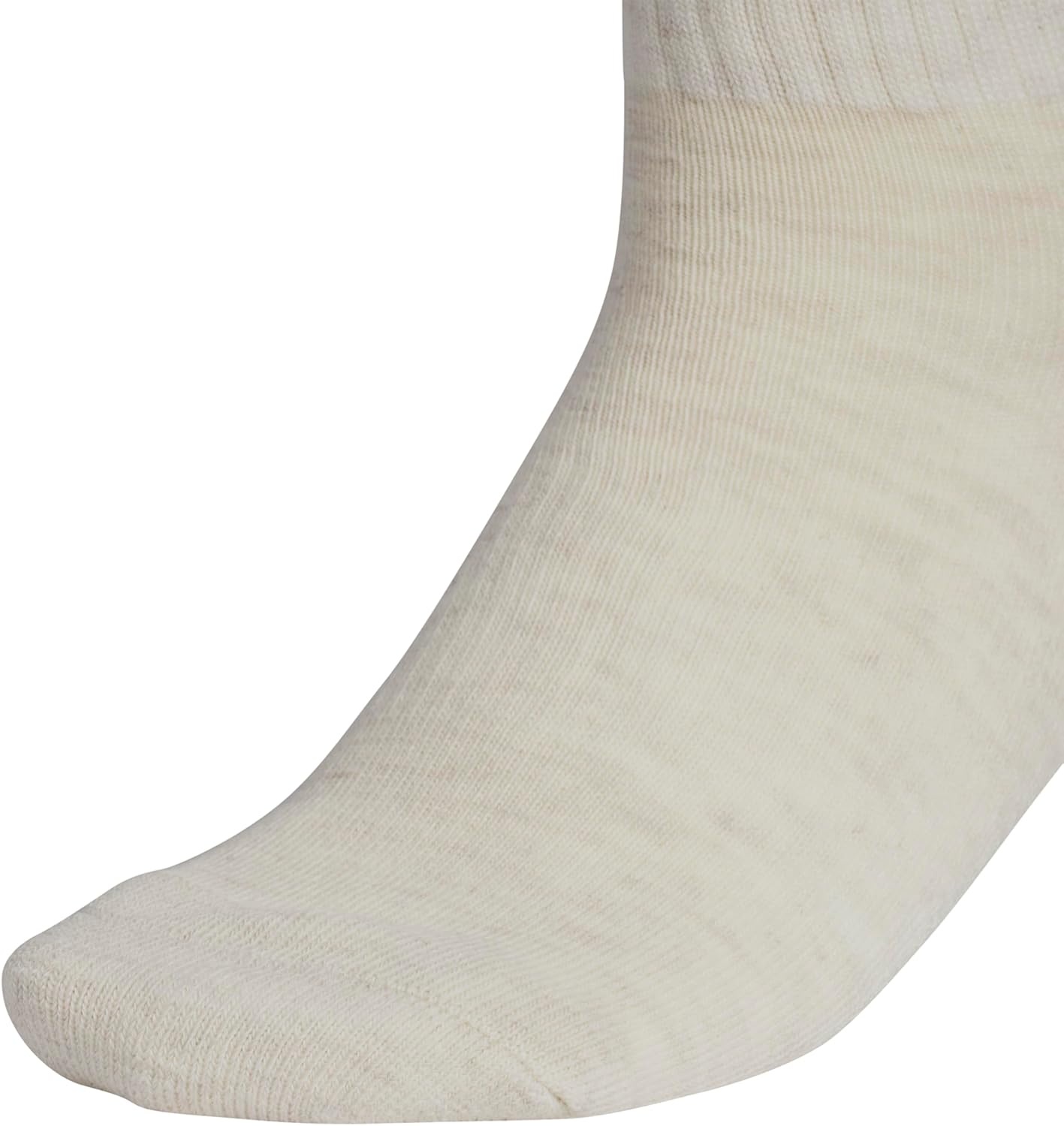 image:imageadidas Womens Athletic Cushioned Quarter Ankle Socks 6 Pairs Durable amp ComfortableAlumina BeigeWhiteWonder Beige