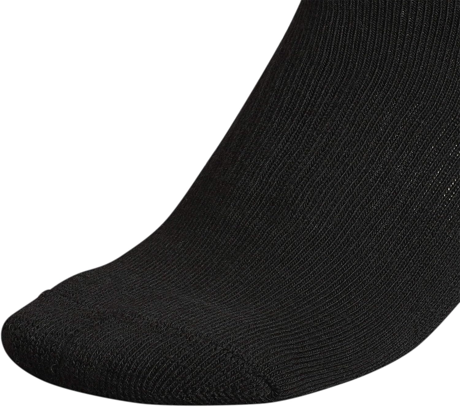 image:imageadidas Womens Athletic Cushioned Quarter Ankle Socks 6 Pairs Durable amp ComfortableBlackAluminum 2