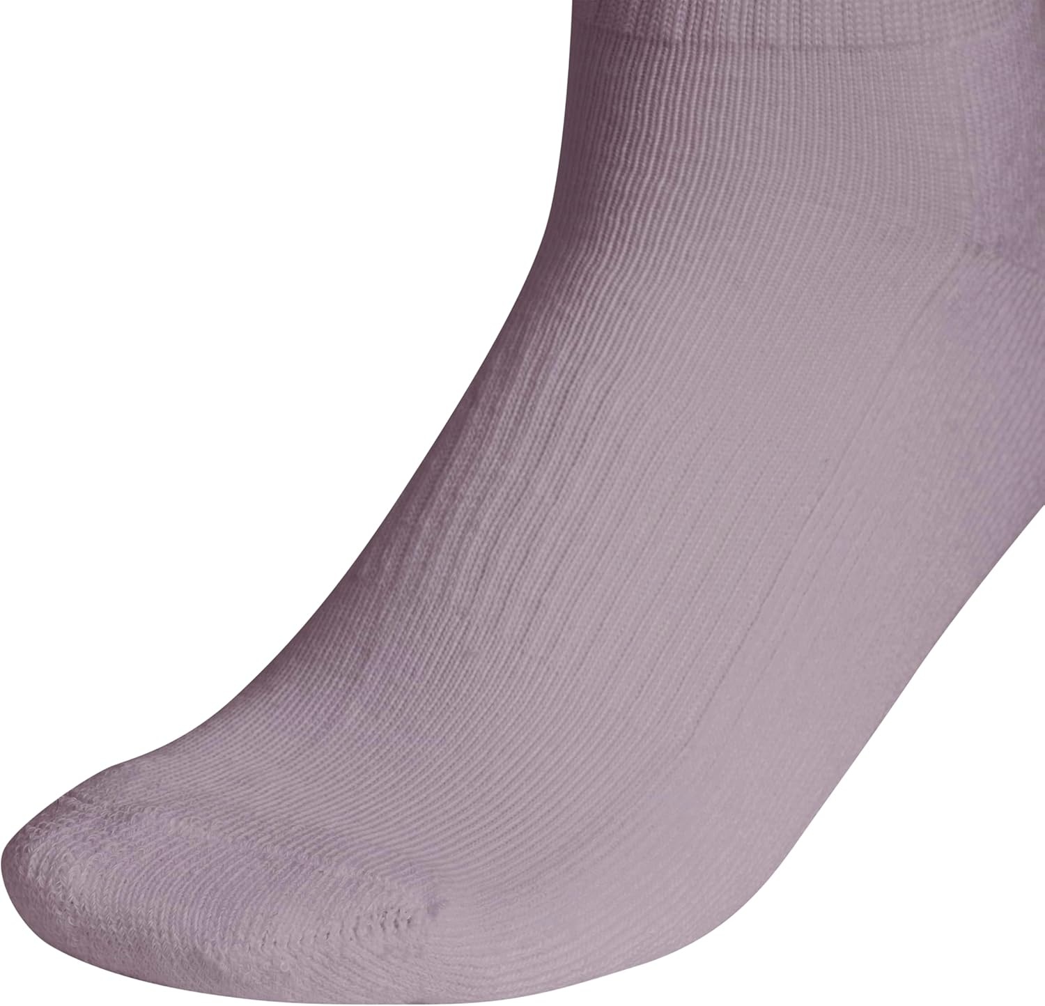 image:imageadidas Womens Athletic Cushioned Quarter Ankle Socks 6 Pairs Durable amp ComfortablePreloved Fig PurpleClear Onix GreyWhite